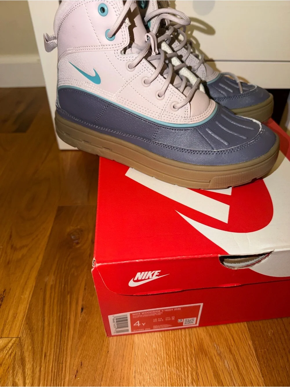 Nike ACG Two-Tone Pink and Blue Duckboot Sneakers
